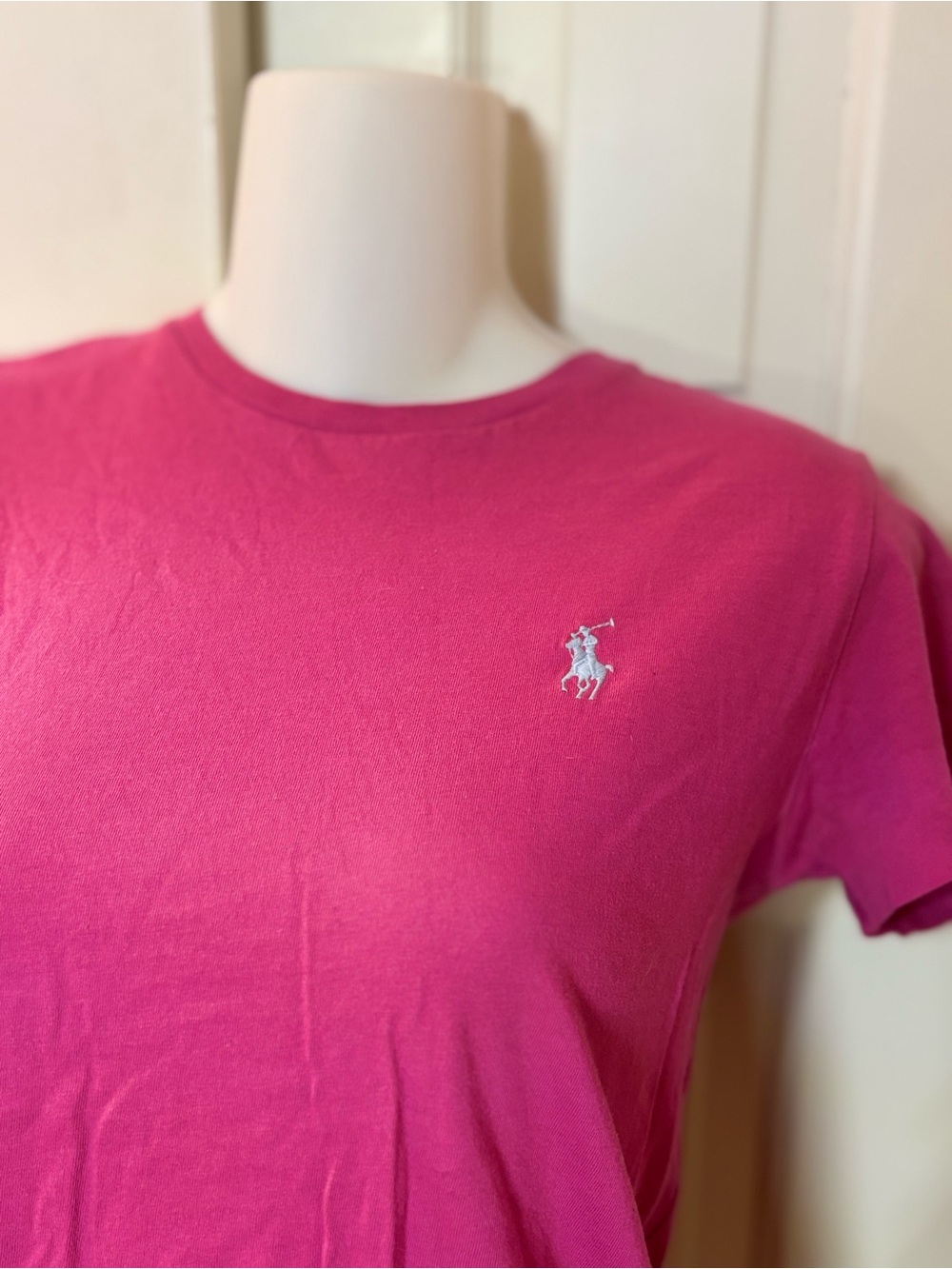 Ralph Lauren Sport Bright Pink Cotton Tee